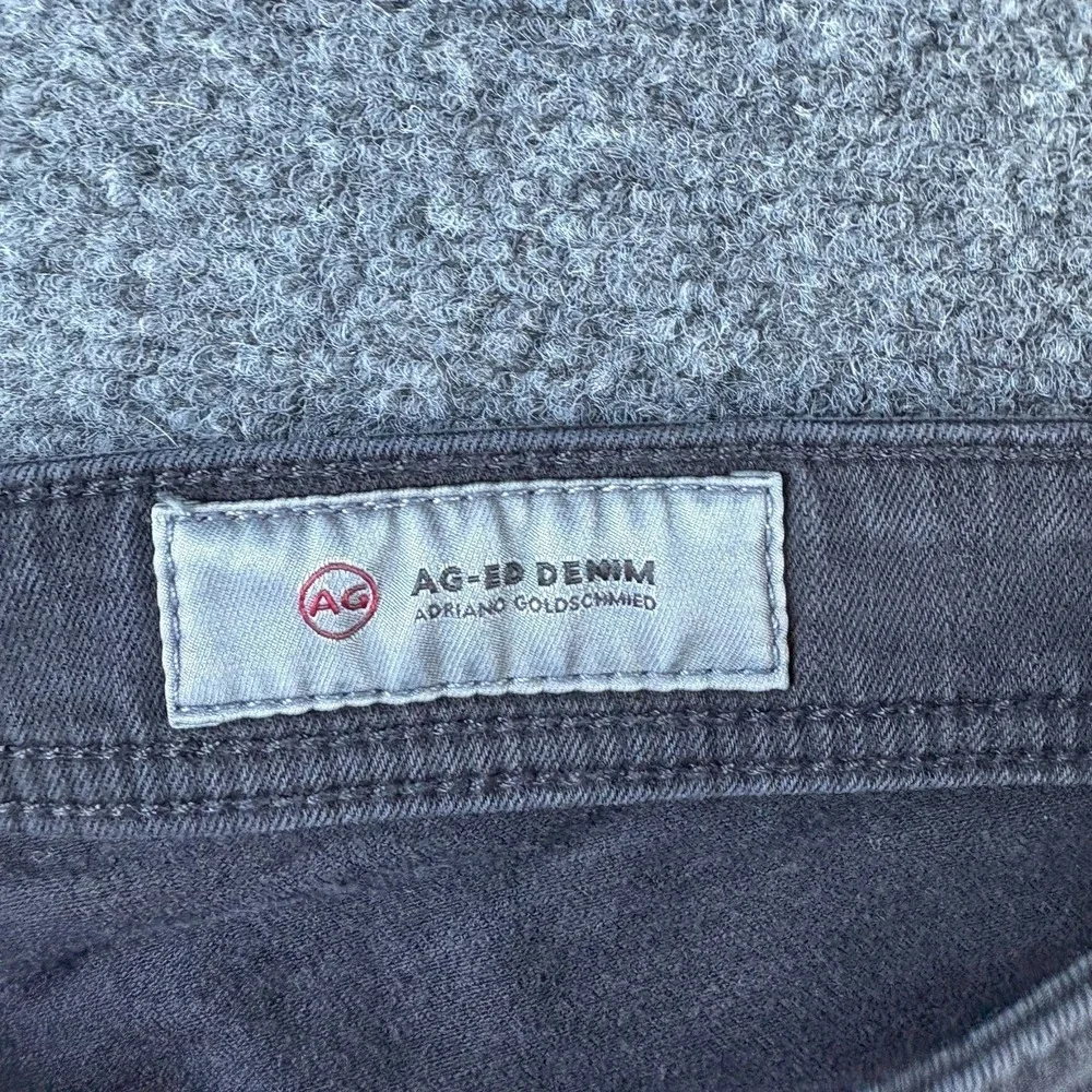 AG Adriano Goldschmied The Matchbox Slim Straight Jeans Mens 32x31 Black Denim